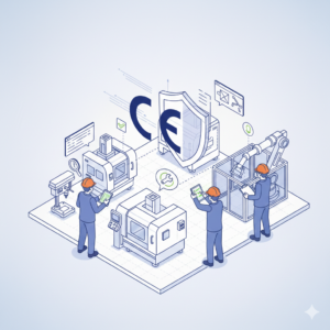 Profesjonalna inspekcja maszyn i audyt zgodności CE - warianty mała, średnia i linia technologiczna.