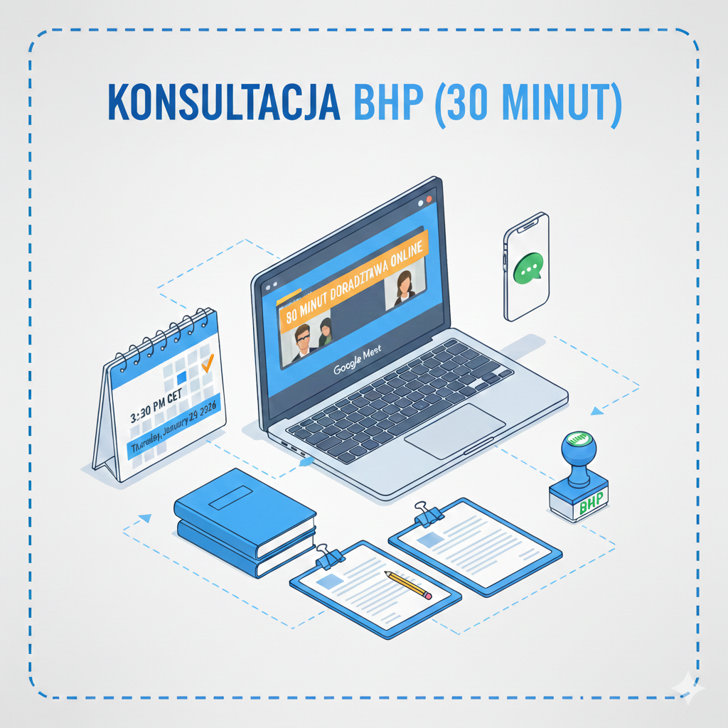 Konsultacja BHP online – szybkie wsparcie eksperta ProCentrumBHP