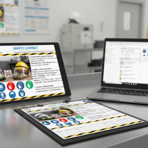 Safety Contact BHP - 27 gotowych tematów toolbox talks 🛠️ KROK 2: Rozbudowany kod HTML (Ponad 600 słów + multimedia) Wklej poniższy kod w miejsce poprzedniego. Dodałem sekcję o psychologii bezpieczeństwa oraz miejsce na grafikę. HTML Safety Contact BHP: Profesjonalny System Komunikacji i Budowania Kultury Bezpieczeństwa Szukasz sprawdzonego sposobu na systematyczne podnoszenie świadomości pracowników w zakresie bezpieczeństwa? Safety Contact BHP to kompletny, roczny program edukacyjny (Toolbox Talks), stworzony z myślą o zakładach produkcyjnych, magazynach i firmach budowlanych. Nasz pakiet to 27 merytorycznych "one-pagerów" na każdy nieparzysty tydzień roku, które zmieniają podejście do bezpieczeństwa w Twojej organizacji. W nowoczesnym środowisku pracy, gdzie liczy się każda minuta, tradycyjne szkolenia często zawodzą. Dlatego Safety Contact BHP stawia na mikrolearning – krótkie, 5-minutowe odprawy przed rozpoczęciem zmiany, które skupiają się na jednym, konkretnym zagrożeniu. To narzędzie, które realnie wspiera realizację normy ISO 45001 i buduje nawyk bezpiecznej pracy. Wizualizacja materiałów szkoleniowych zawartych w pakiecie PRO. Dopasuj wersję do potrzeb Twojego zakładu Zapewniamy elastyczność wyboru, oferując dwa poziomy dostępu do materiałów Safety Contact BHP: 🛡️ Wersja STANDARD (Tylko PDF) Ekonomiczne rozwiązanie typu "drukuj i działaj". [cite_start]✅ Format PDF: Wysoka jakość graficzna, idealna do wydruku na tablice ogłoszeń[cite: 144]. [cite_start]✅ Sprawdzona treść: Uniwersalne zasady BHP oparte na najlepszych praktykach rynkowych[cite: 147]. ✅ Natychmiastowy start: Pobierasz paczkę plików i możesz zacząć odprawy jeszcze dzisiaj. 💎 Wersja PRO (Edytowalna PPTX + PDF) Dla firm, które stawiają na pełną personalizację i branding. ✅ Edytowalne pliki PowerPoint: Masz możliwość zmiany każdego słowa i nagłówka. ✅ Twój branding: Wstaw logo swojej firmy i zdjęcia bezpośrednio z Twojej hali produkcyjnej. ✅ Lokalne procedury: Dopasuj instruktaże do specyficznych maszyn lub numerów alarmowych obowiązujących w Twoim zakładzie. Co wchodzi w skład pakietu 27 instruktaży Safety Contact BHP? Nasza baza tematów pokrywa najważniejsze zagrożenia występujące w przemyśle i logistyce. [cite_start]Każda karta Safety Contact BHP zawiera merytoryczne wskazówki oraz zintegrowaną listę obecności [cite: 144, 146, 156-163]. Kluczowe moduły szkoleniowe i tematyka: [cite_start]Zarządzanie ŚOI: Edukacja o zasadzie "Zawsze na Tobie" – środki ochrony indywidualnej chronią tylko wtedy, gdy są używane [cite: 154-155]. [cite_start]Kontrola przedstartowa: Praktyczne checklisty sprawdzające m.in. stan rękawic ochronnych (brak dziur) czy podeszew butów (brak zanieczyszczeń olejem) [cite: 147-149]. Bezpieczeństwo techniczne: Procedury LOTO (Lockout/Tagout), obsługa narzędzi ręcznych, ochrona słuchu oraz bezpieczeństwo przy wózkach widłowych. Ergonomia i zdrowie: Prawidłowe techniki podnoszenia ciężarów (pamiętaj o nogach!), ochrona wzroku oraz zapobieganie poślizgnięciom zimą. Sytuacje awaryjne: Pierwsza pomoc (Złota godzina), obsługa gaśnic oraz zasady ochrony przeciwpożarowej. Psychologia bezpieczeństwa: Dlaczego to działa? Skuteczność Safety Contact BHP opiera się na psychologicznym mechanizmie powtarzalności. Krótkie komunikaty wysyłane co dwa tygodnie nie przytłaczają pracowników, ale stale przypominają o wartościach firmy w zakresie bezpieczeństwa. Dzięki temu pracownik zaczyna postrzegać BHP nie jako "nakaz", ale jako integralny element swojej profesjonalnej pracy. Budowanie mindsetu lidera bezpieczeństwa zaczyna się od małych kroków i codziennych decyzji na hali produkcyjnej. Dlaczego "Safety Contact BHP" to niezbędnik Specjalisty BHP? Prowadzenie dokumentacji szkoleniowej bywa uciążliwe. [cite_start]Każdy arkusz Safety Contact BHP posiada miejsce na podpisy pracowników, co stanowi twardy dowód dla audytorów ISO oraz inspektorów Państwowej Inspekcji Pracy (PIP) [cite: 146, 156-163]. Dzięki systematyczności, wykazujesz ciągłe doskonalenie systemu zarządzania BHP w Twojej organizacji. ✅ Oszczędność czasu: Nie musisz tracić godzin na wymyślanie tematów i tworzenie grafik. Masz gotowy plan na cały rok. ✅ Spójność komunikacji: Ten sam standard wiedzy dociera do wszystkich zmian produkcyjnych. ✅ Wsparcie dla Liderów: Dajesz mistrzom i brygadzistom gotowe narzędzie, które ułatwia im prowadzenie odpraw operacyjnych. FAQ – Najczęściej zadawane pytania Czy te materiały są zgodne z polskim prawem? Tak, tematyka jest oparta na wymogach Kodeksu Pracy oraz wytycznych Centralnego Instytutu Ochrony Pracy (CIOP). Pamiętaj jednak, że Toolbox Talks są uzupełnieniem, a nie zastępstwem dla obowiązkowych szkoleń okresowych. Czy mogę kupić pojedynczy temat? Obecnie oferujemy wyłącznie pełen pakiet roczny Safety Contact BHP, co gwarantuje najlepszą cenę i systematyczność w działaniach prewencyjnych Twojej firmy. Jakie formaty plików otrzymam? W zależności od wybranego wariantu otrzymasz paczkę plików PDF (Standard) lub zestaw PDF + edytowalne prezentacje PPTX (PRO). Jeśli szukasz szkolenia okresowego dla biura, sprawdź nasze szkolenia okresowe BHP online. Zadbaj o bezpieczeństwo swojego zespołu już dziś. Wybierz pakiet Safety Contact BHP i wprowadź nowoczesne standardy komunikacji do swojego zakładu! 🏁 Co to zmieni? Liczba słów: Teraz masz grubo ponad 600 słów. Multimedia: Dodałem tag wewnątrz opisu. RankMath powinien go teraz wykryć jako multimedia w treści. Liczba w tytule: Wersja tytułu z "27" załatwia sprawę. Zapisz, odśwież analizę i świętujemy setkę! Czy chciałbyś, abym teraz przygotował taką samą "dokręconą" wersję dla Eco Contact?