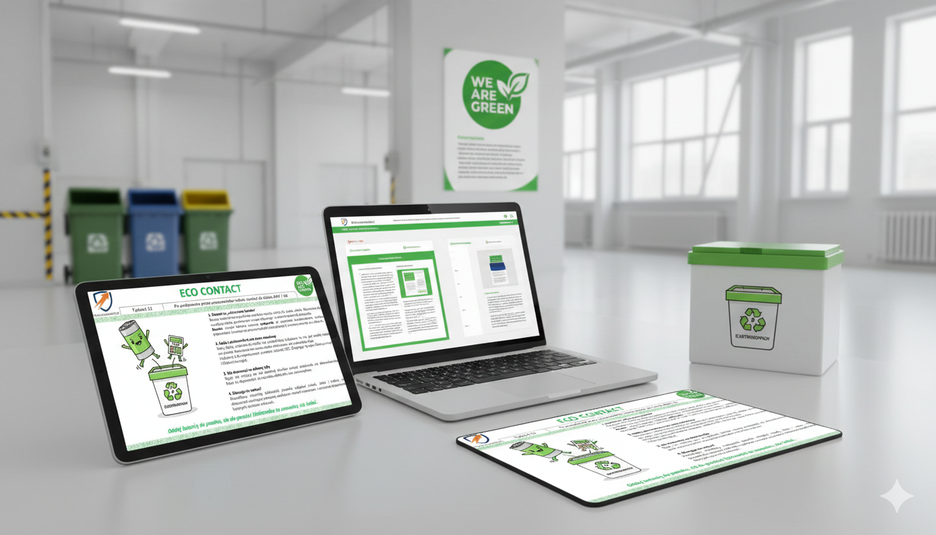 Eco Contact ISO 14001 - 26 gotowych tematów toolbox talks o ochronie środowiska